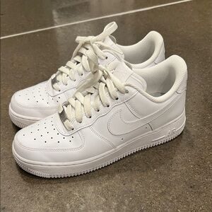 Nike All-White Air Force 1 Sneakers